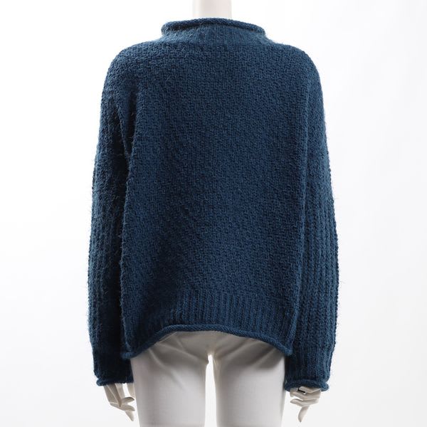 ドロップショルダーオフネックニット