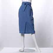 ウエストリボンタイトスカート