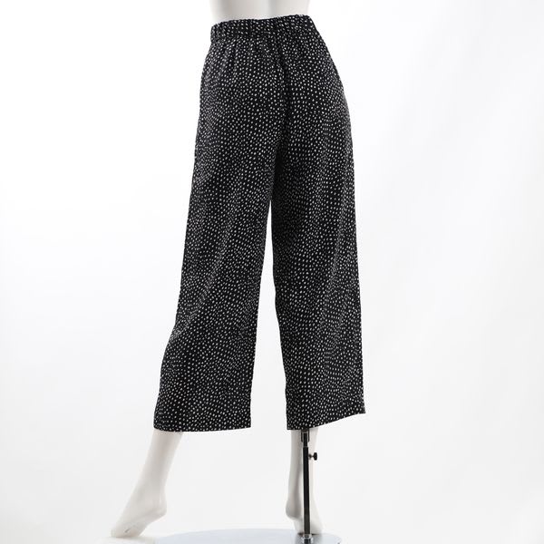 ランダムドット柄セミワイドパンツ