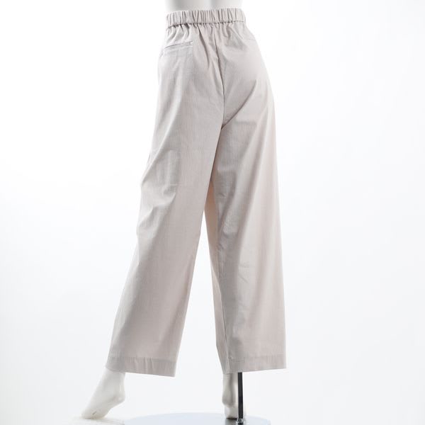 ドビーストライプストレッチテーパードパンツ