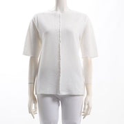 サッカーストライプクルーネックカットソー