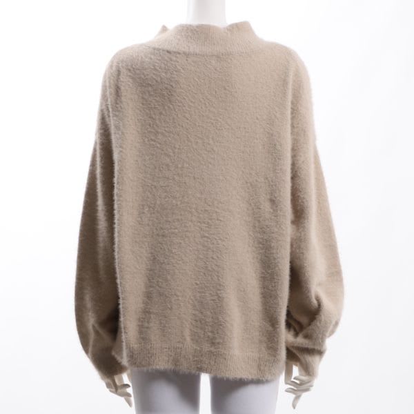 ドロップショルダーオフネックニット