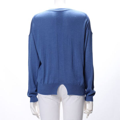 Vネックドロップショルダーニット