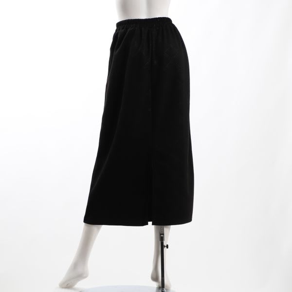 フェイクスウェードエンボス加工ナロースカート