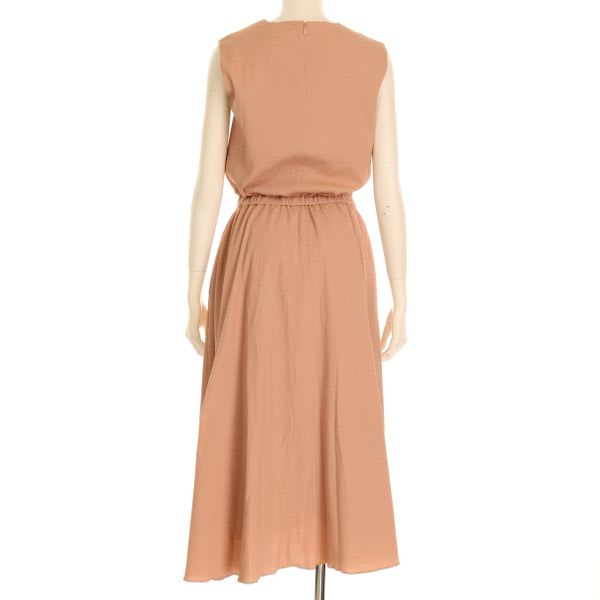 ウエストゴムシンプルワンピース