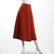 ラップ風Aラインスカート