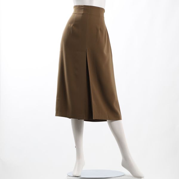 フロントスリット風デザインセミタイトスカート