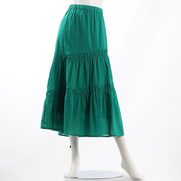 斜め切替ティアードスカート