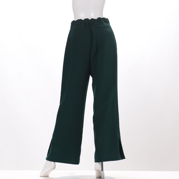 サイドスリットワイドパンツ