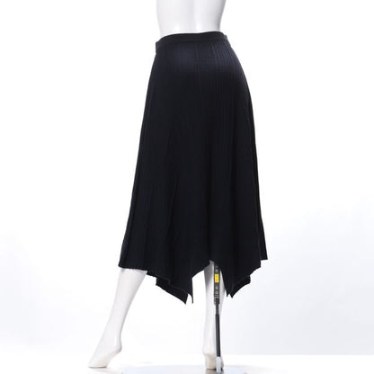 ランダム裾ニットフレアスカート