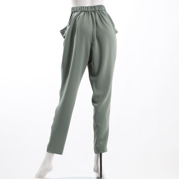 ダブルストレッチドレープテーパードパンツ
