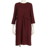 タックデザインジョーゼットワンピース