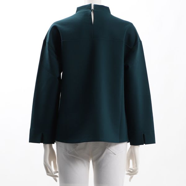 デザイン裾カットソー