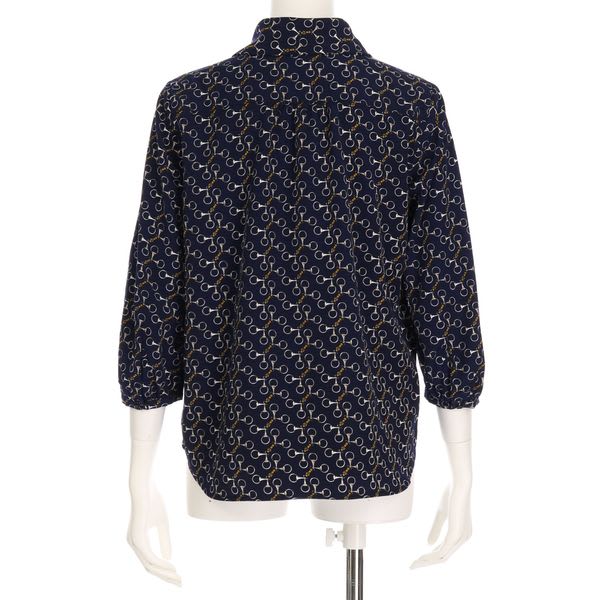 ボウタイネックブラウス