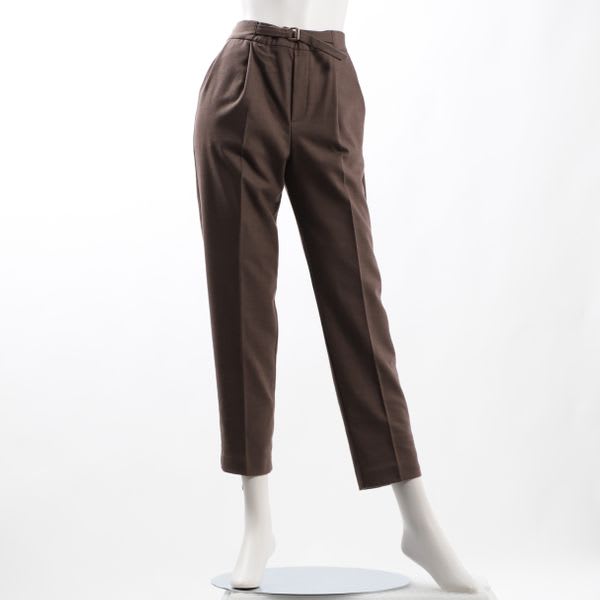 Dカンベルトデザインテーパードパンツ