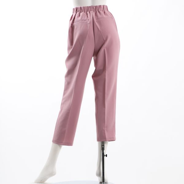 ウエストゴムポケット付きテーパードパンツ