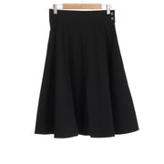 ウエストボタンフレアスカート