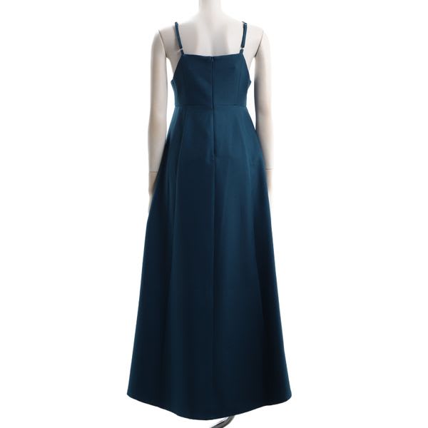 バックテールデザインハイウエストキャミワンピース