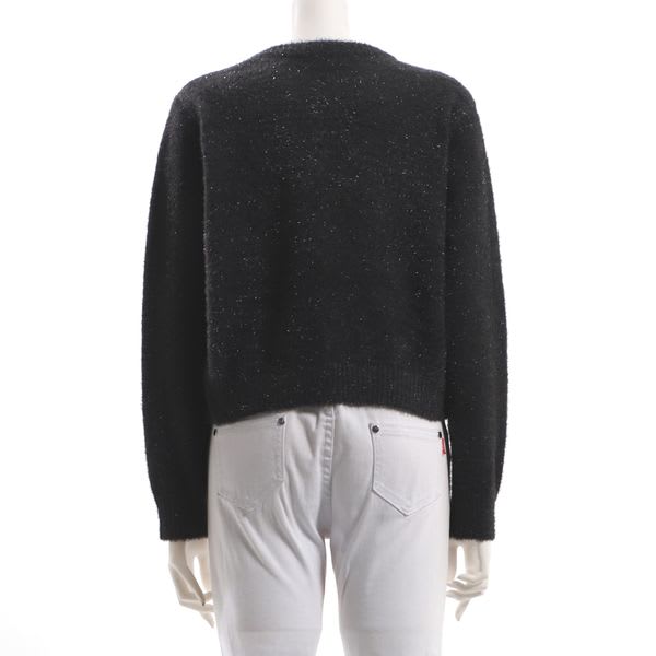 ラメ糸混ニット