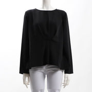 前タックデザインブラウス