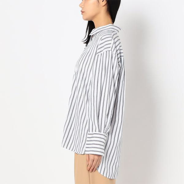 ストライプ柄シャツ