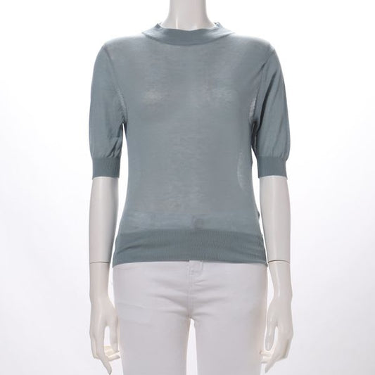 シンプルシルエットシアークルーネックニット