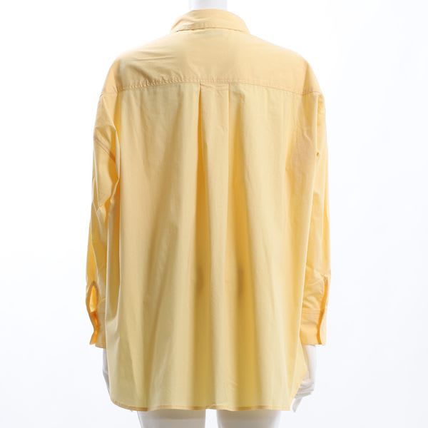 ドロップショルダー前開きシャツ