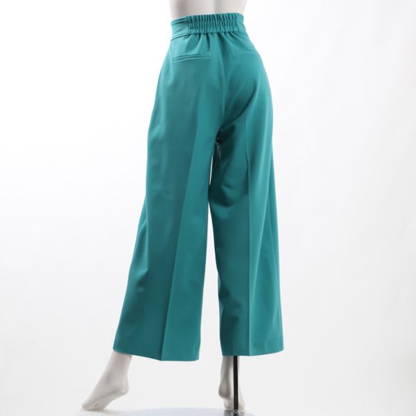 ウエストボタンワイドパンツ
