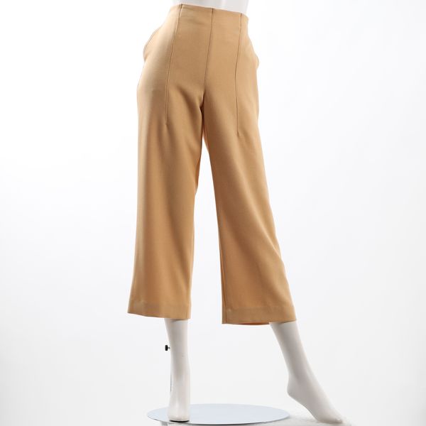 ポケット付きストレートパンツ