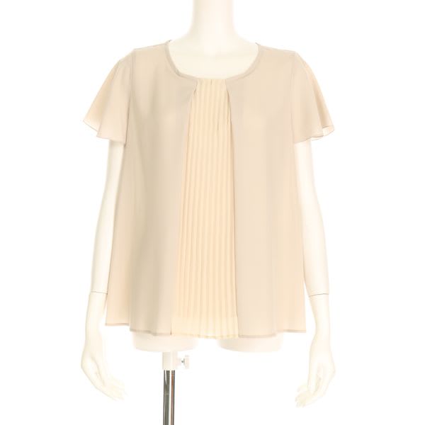 プリーツデザインブラウス