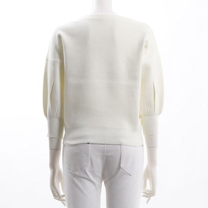 ふんわりお袖ボートネックニット