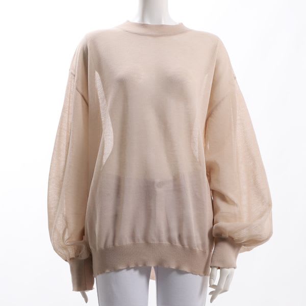 シアーニットプルオーバー