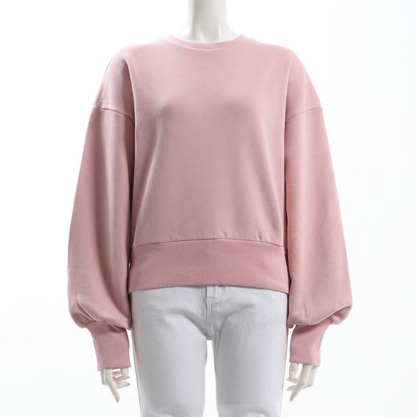 ボリュームスリーブクルーネックプルオーバー