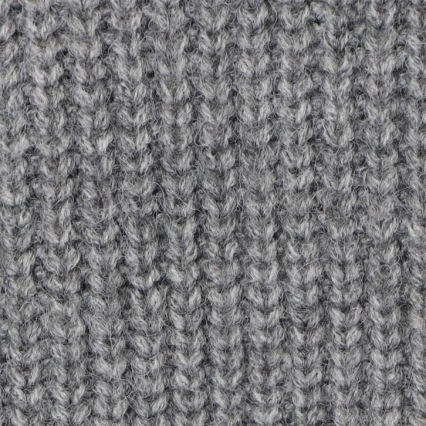 お袖折り返しデザインタートルネックニット