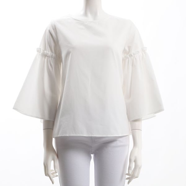 フレアスリーブブラウス