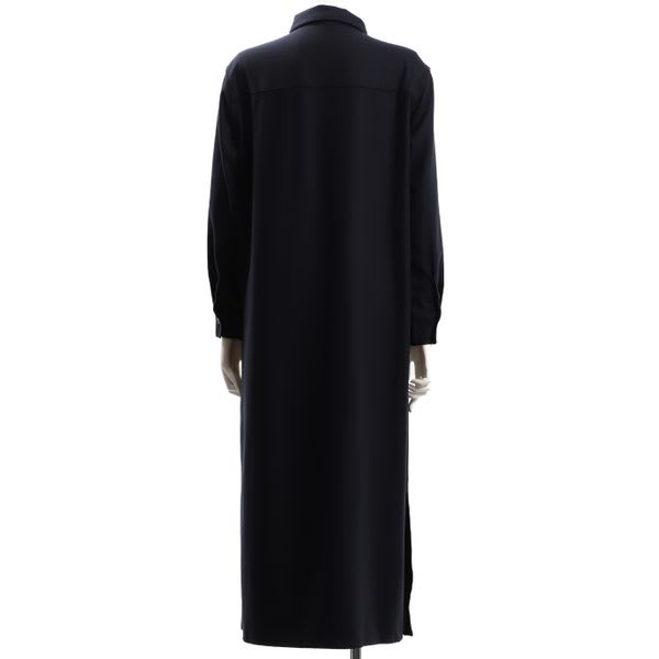 襟付きポケットシャツワンピース