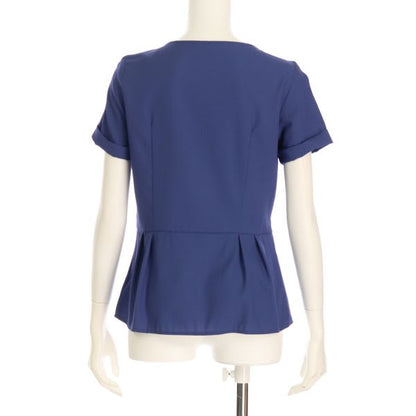 ぺプラムデザインブラウス