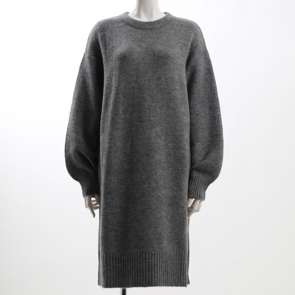ゆったりお袖ニットワンピース
