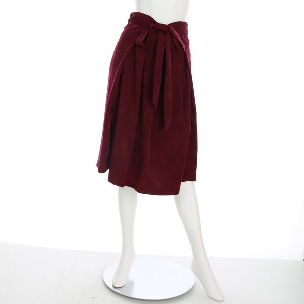 リボンフレアスカート