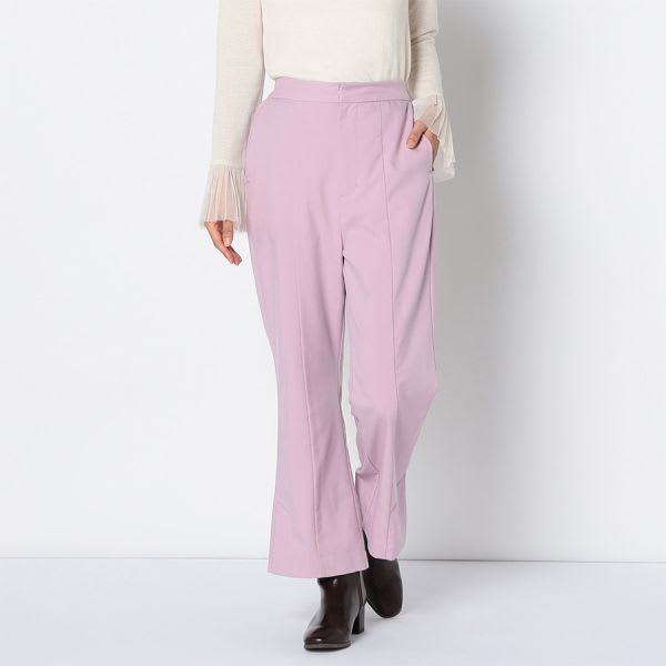 裾ベンツフレアパンツ