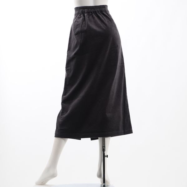 コーデュロイ素材タイトスカート