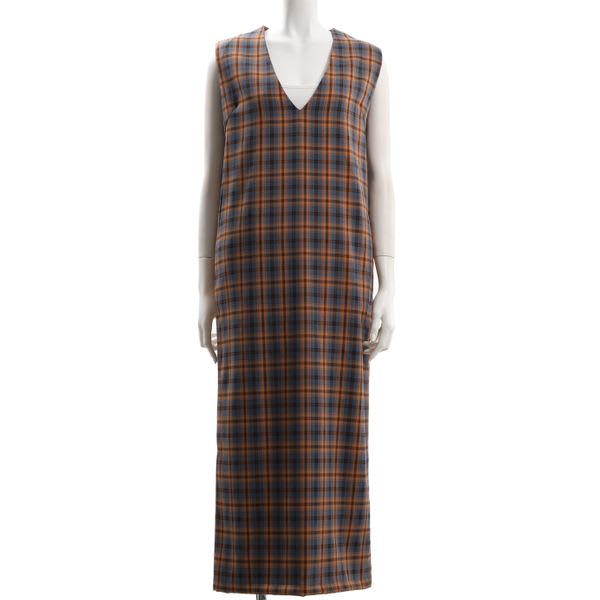 チェック柄ジャンパースカート