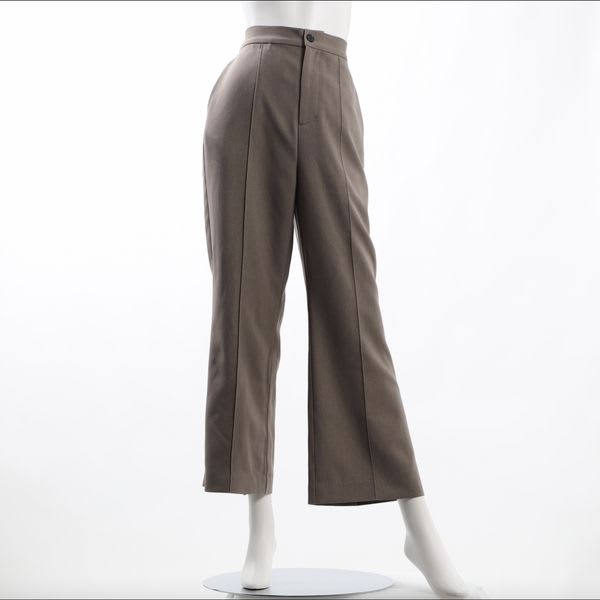 前ピンタックハイウエストパンツ