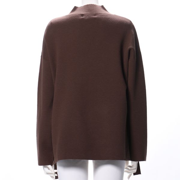 サイドスリットデザインニット