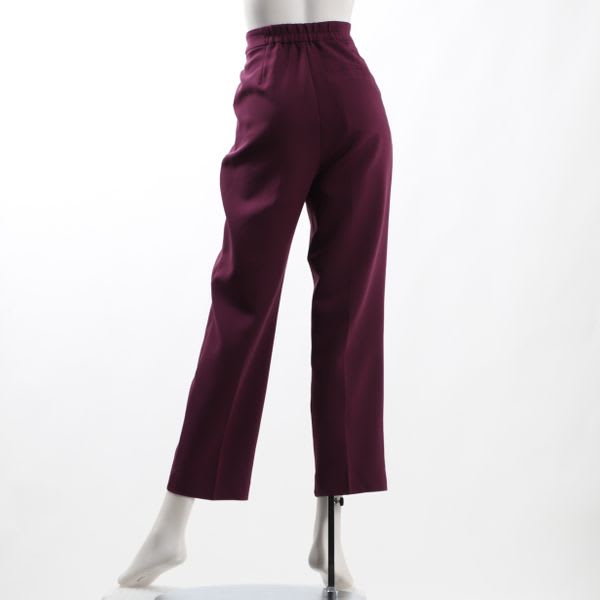 バックゴムタックテーパードパンツ