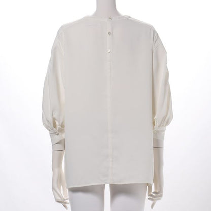 切り替えデザインドロップショルダーブラウス