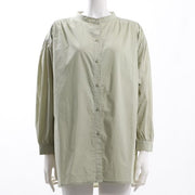 スタンドカラーブラウス