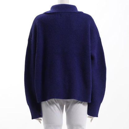 ジップデザインニット