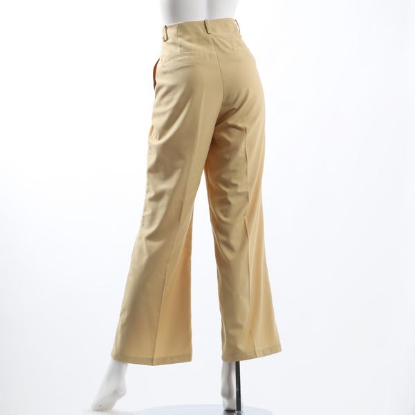 ピンタック入りフレアパンツ