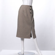 フロントデザインセミタイトスカート